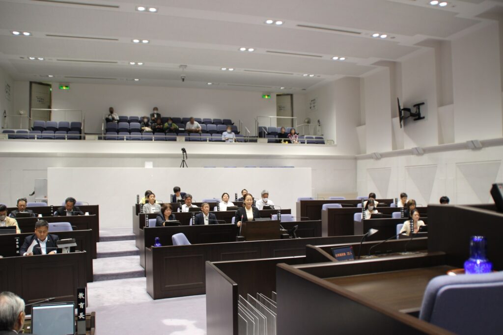 上尾市議会の様子